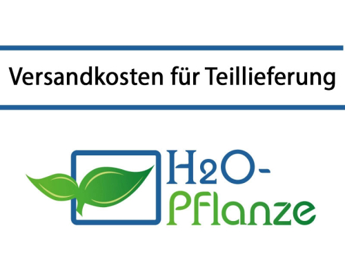Versandkosten für Teillieferung