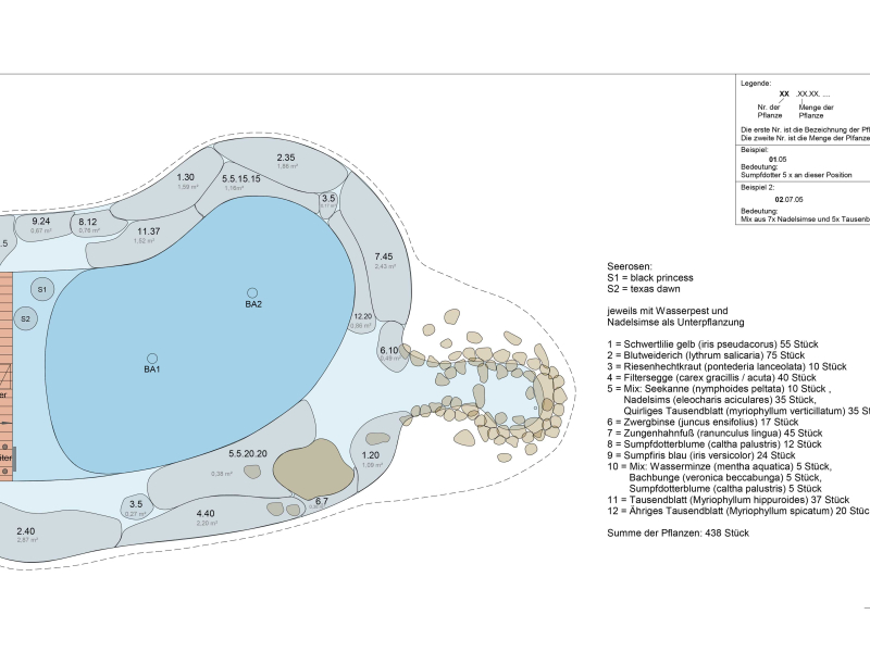 Bepflanzungsplan für Ihren Teich