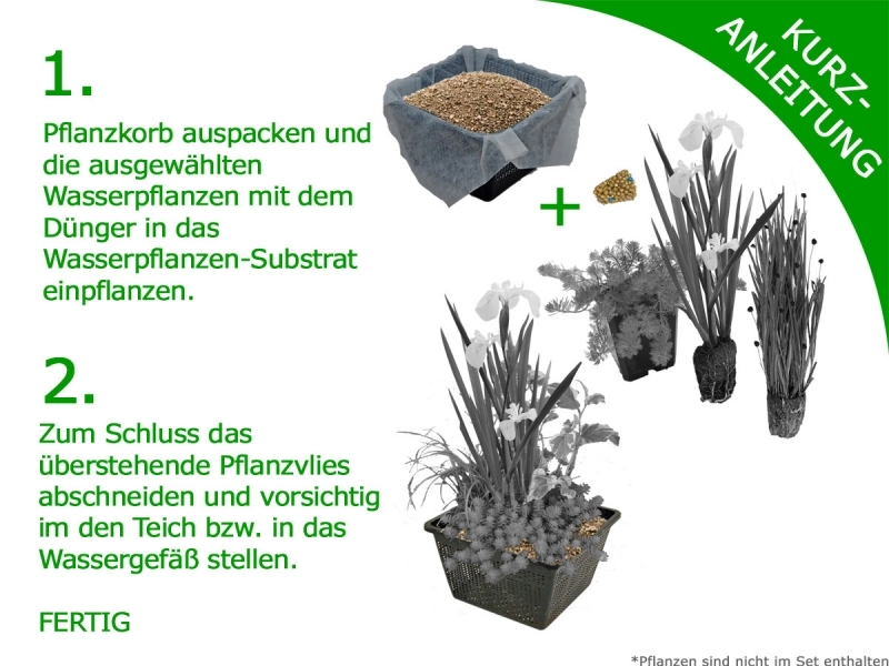 H2O Einpflanz-Set fr Wasserpflanzen